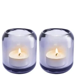 Acorn telysholder 2 stk grape