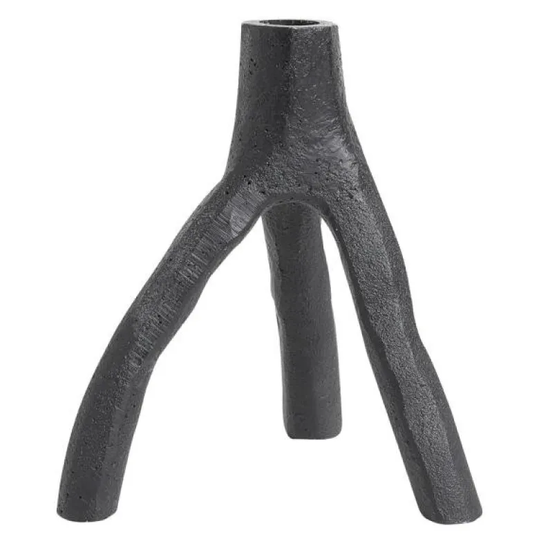 Aion lysestake XL 22 cm svart