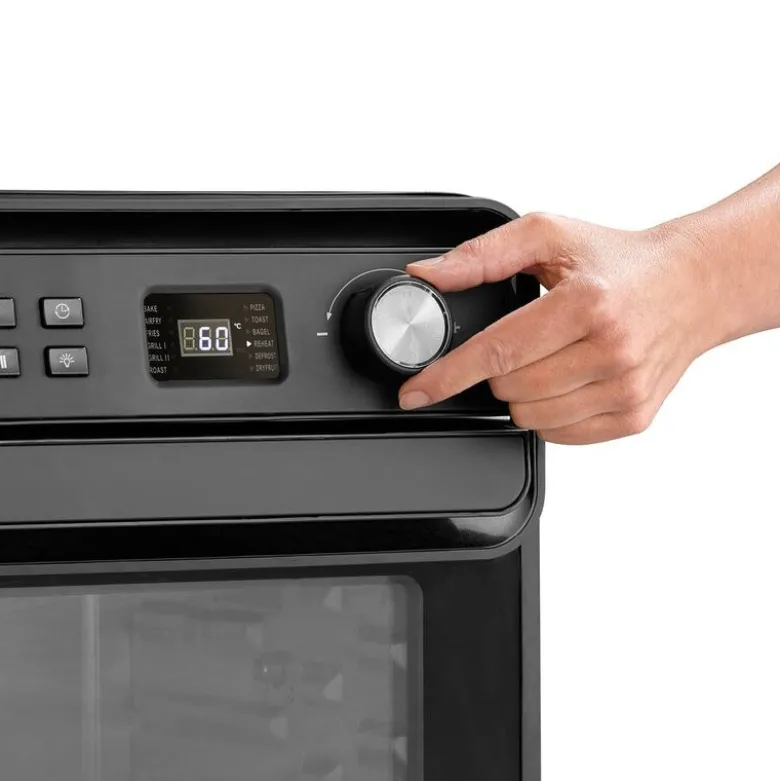 Airfry Chef 1700 airfryer 22L rustfritt stål/svart