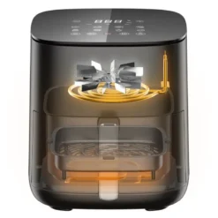 Airfryer doble varmeelementer 5L svart