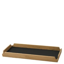Airy teak brett 36,6x14,6 cm Black Ink