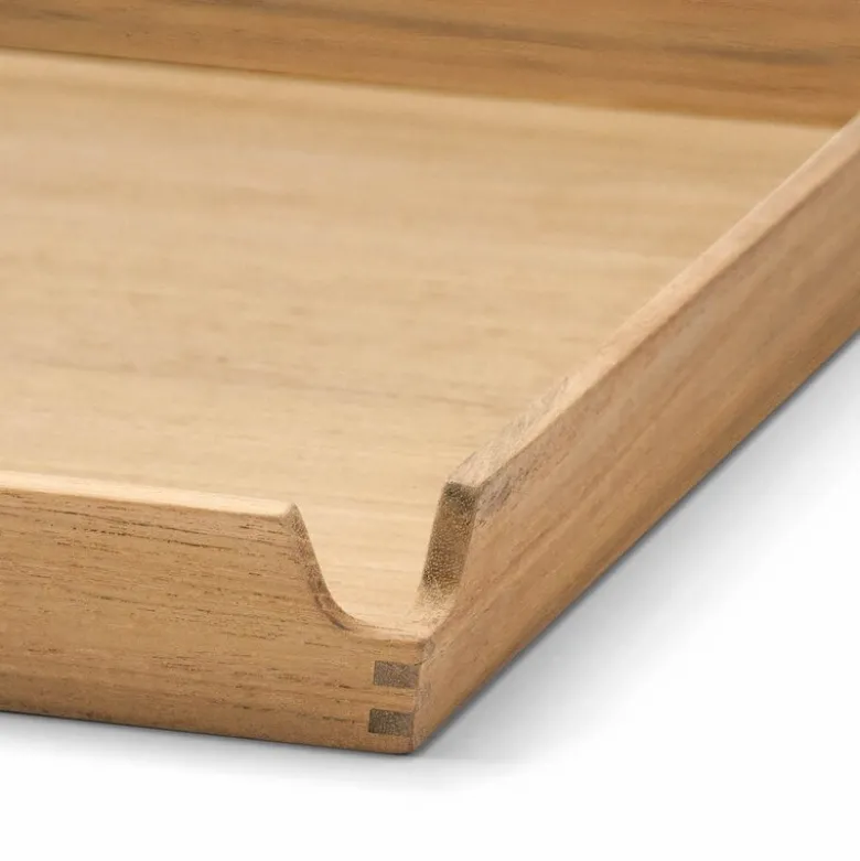 Airy teak brett 18x18 cm Nature