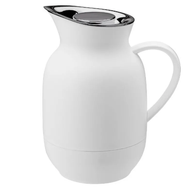 Amphora termokanne høy 1L hvit