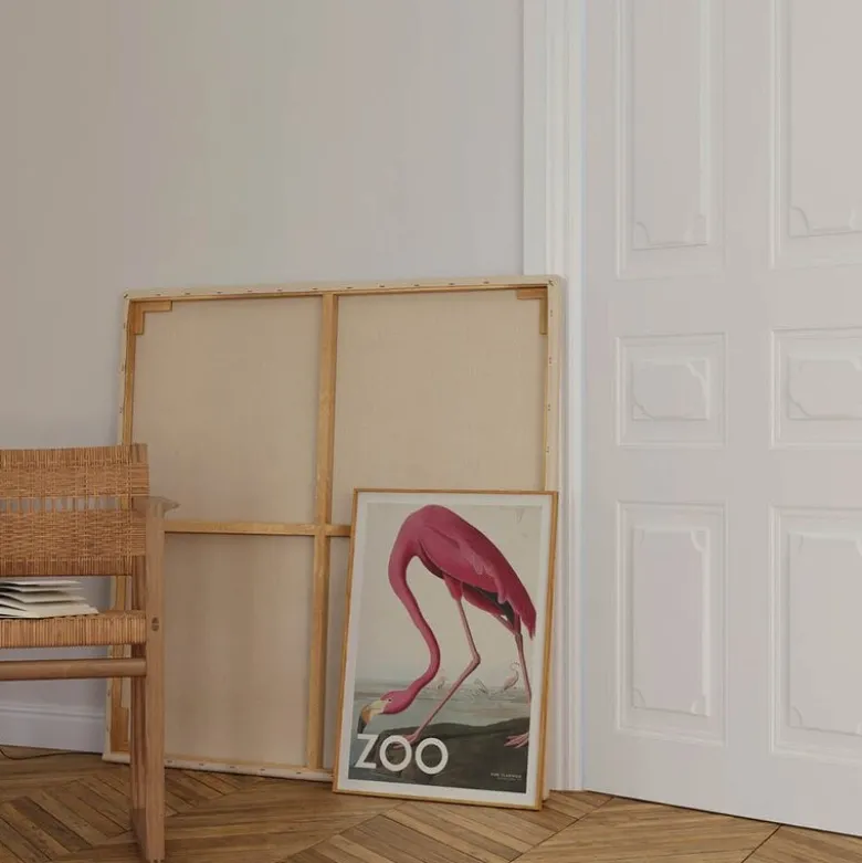A.P. Atelier poster 50x70 cm the zoo collection pink flamingo edt. 002