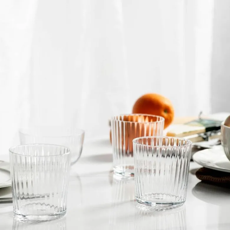 Aqua vannglass 35 cl 6 stk klar
