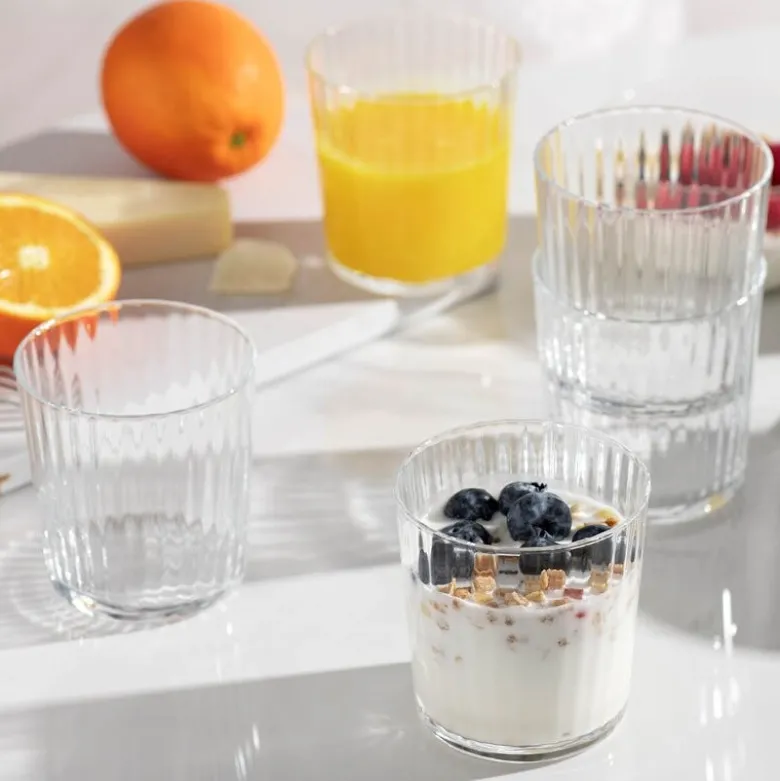 Aqua vannglass 35 cl 6 stk klar
