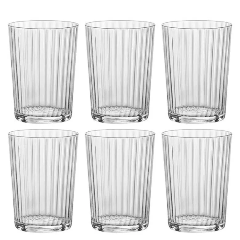 Aqua vannglass 50 cl 6 stk klar