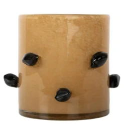 Arlo lykt medium 15x15 cm beige/svart