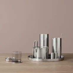 Arne Jacobsen glassbrikker 6 stk stål