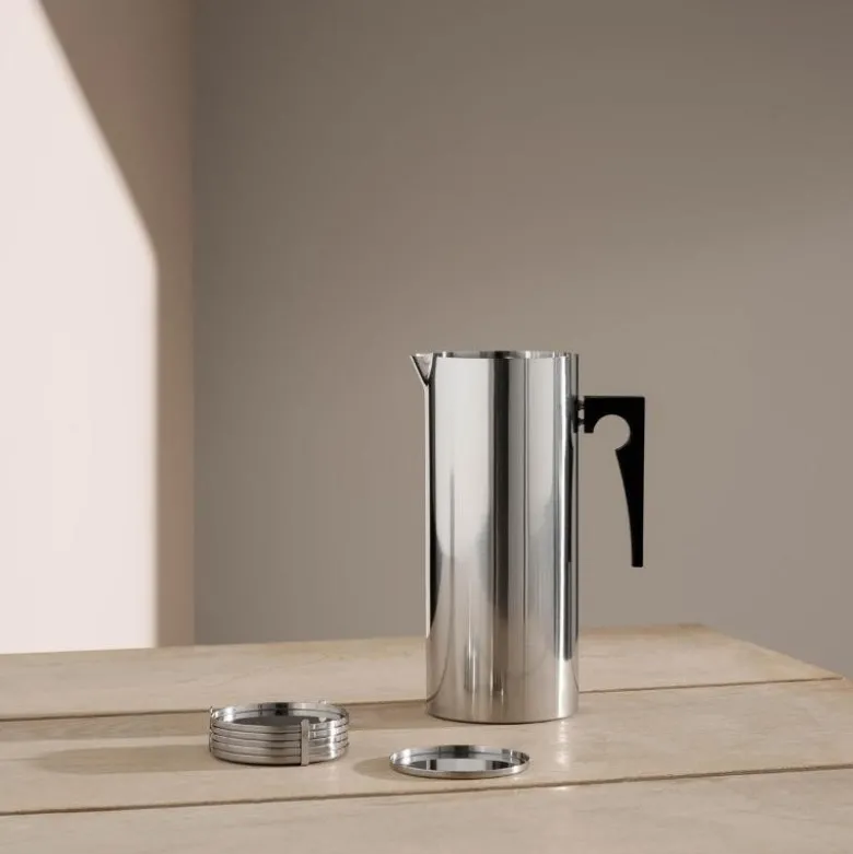 Arne Jacobsen glassbrikker 6 stk stål