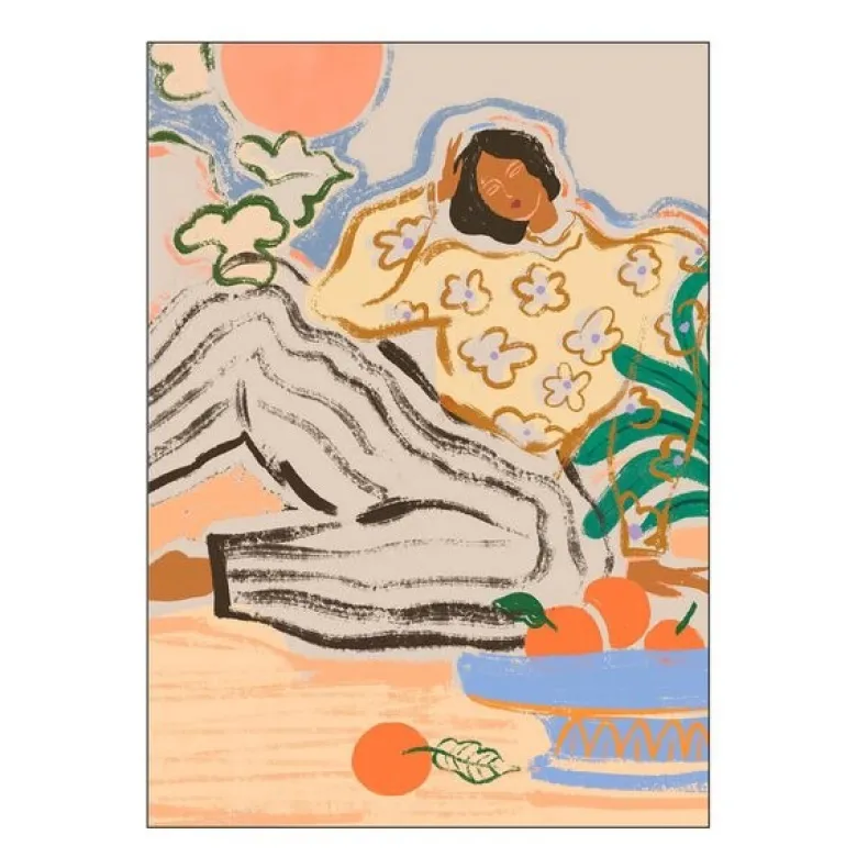 Arty Guava poster 50x70 cm lazy days
