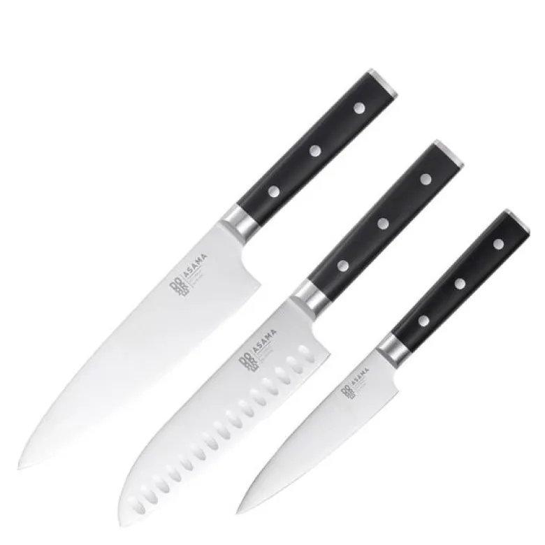 Asama knivsett 3 stk