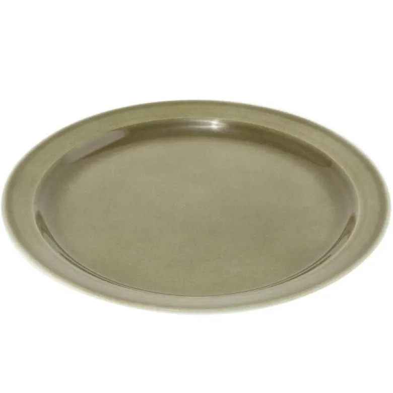 Asjett 24 cm oliven