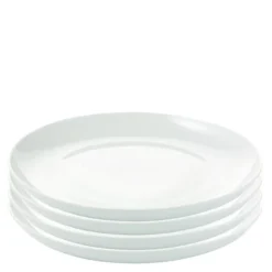 Atelier tallerken 22 cm 4 stk super white