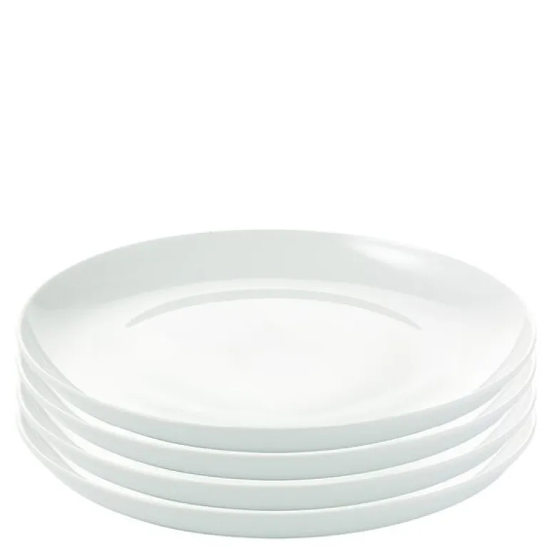 Atelier tallerken 22 cm 4 stk super white