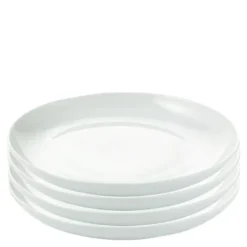 Atelier tallerken 18 cm 4 stk super white