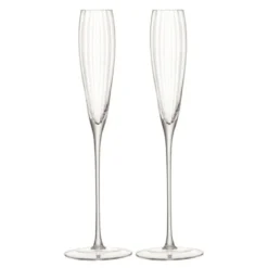 Aurelia champagneglass 16,5 cl 2 stk klar/rillet