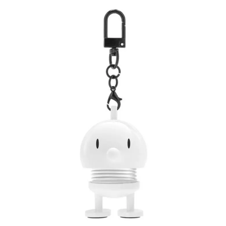 Bag charm 5,9 cm hvit