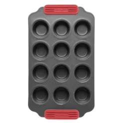 Bakeform for minimuffins 12 hull 36x18 cm keramisk non-stick