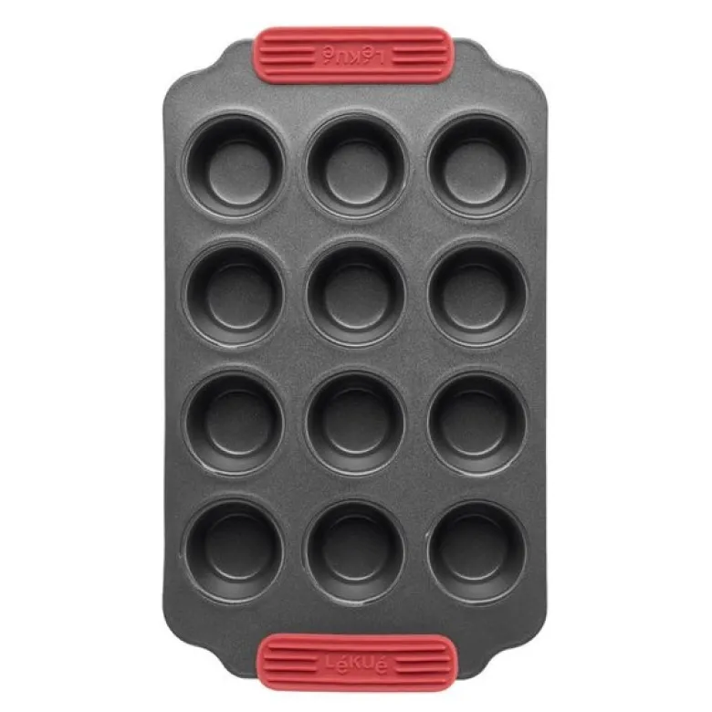Bakeform for minimuffins 12 hull 36x18 cm keramisk non-stick