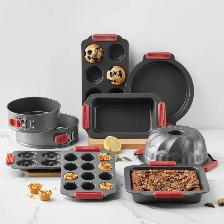 Bakeform for minimuffins 12 hull 36x18 cm keramisk non-stick