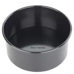Bakeform løs bunn 18 cm svart