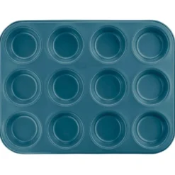 Bakeware muffinsform 12 stk blå
