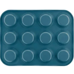 Bakeware muffinsform 12 stk blå