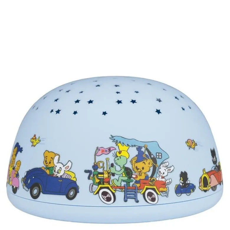 Bamse nattlys med stjernehimmel og musikk