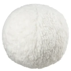 Bari dunpute rund 25 cm hvit