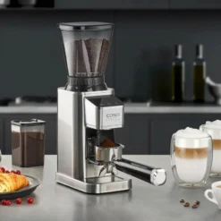 Barista Chef Inox kaffekvern sølv