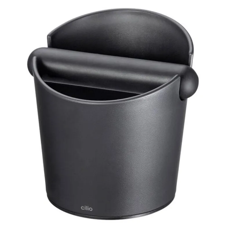 Barista knock box 12 cm svart