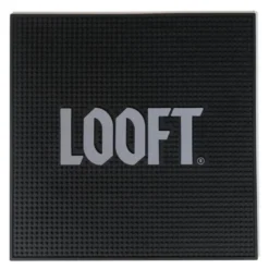 Barmatte stor 50x50 cm svart