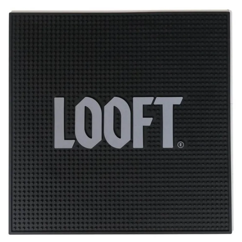 Barmatte stor 50x50 cm svart