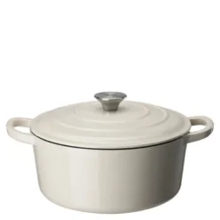 Basic støpejernsgryte 4,2L krem