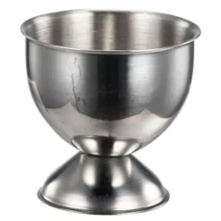 Basis eggeglass 4,5 cm børstet stål