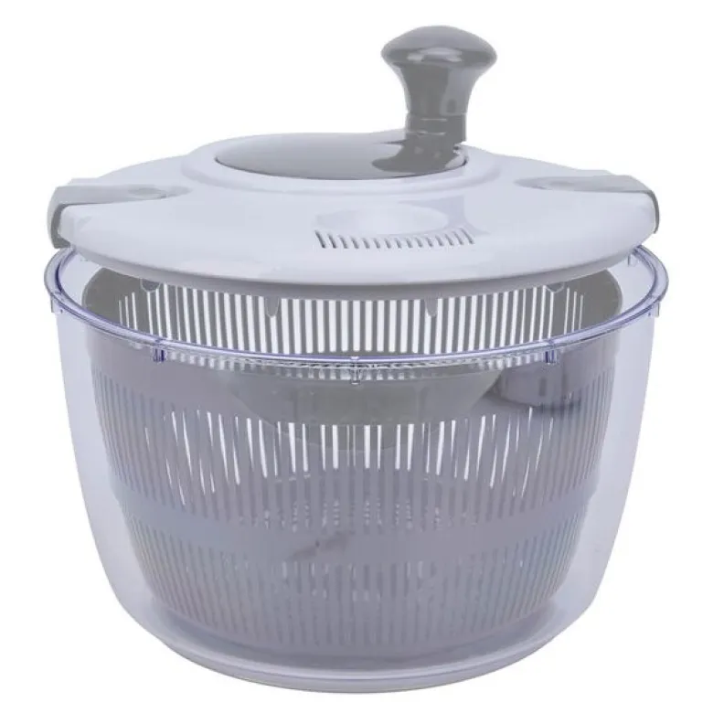 Basis salatslynge 5L hvit/grå