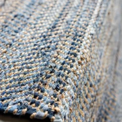 Bay denim ryeteppe 130x190 cm denimblå
