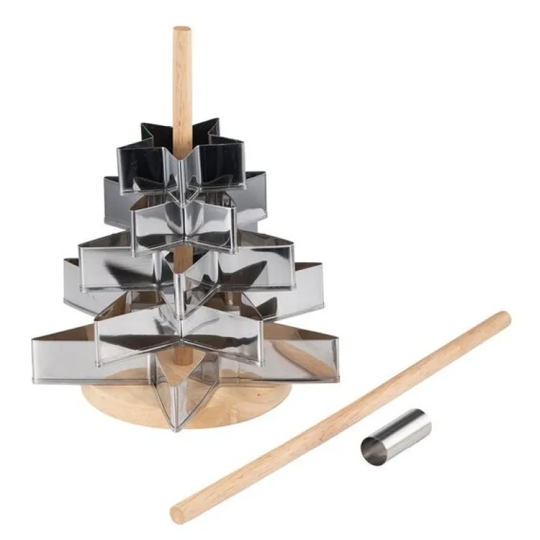 bAYK bakeformsett 5 deler julemotiv