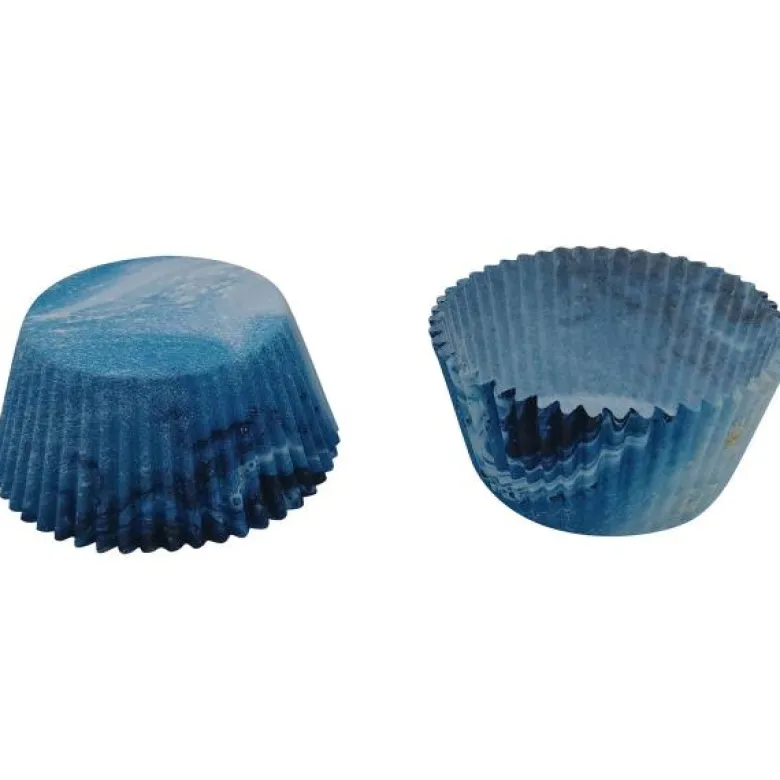 bAYk muffinsform 7 cm 50 stk blå/hvit