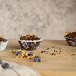 bAYk muffinsform 7 cm 50 stk svart/gull
