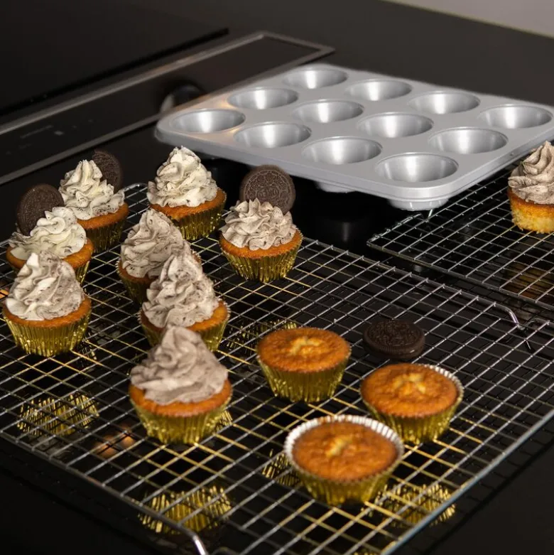bAYk muffinsform 1L sølv