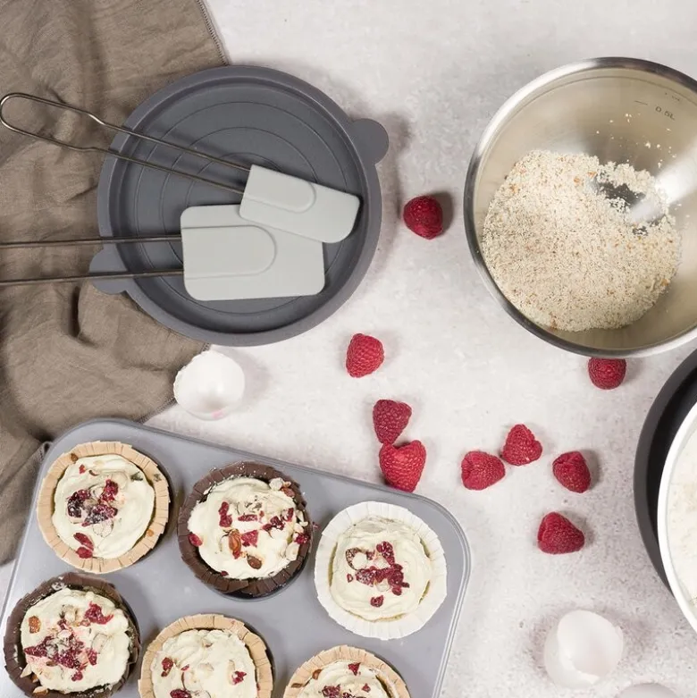 bAYk muffinsform 1L sølv