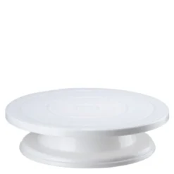 Bayk roterende dekoreringsfat 27 cm hvit