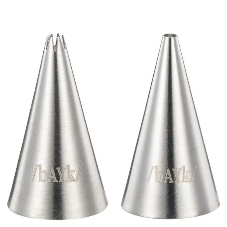 bAYk tippsett 2 stk R2 rund 2 mm og S4 stjerne 4 mm
