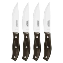 BBQ by Hellstrøm biffkniver 4 deler 23,8 cm natur
