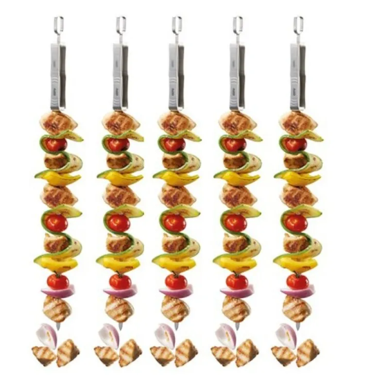 BBQ grillspyd 45,2 cm 5 stk stål