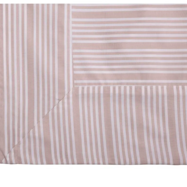Bedding Collection dynetrekk 140x220+50x70 cm powder rose stripes