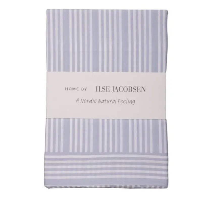 Bedding Collection putetrekk 60x63 cm 2 stk powder blue stripes
