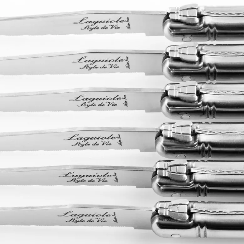 Biffkniver 23 cm 6 stk stainless